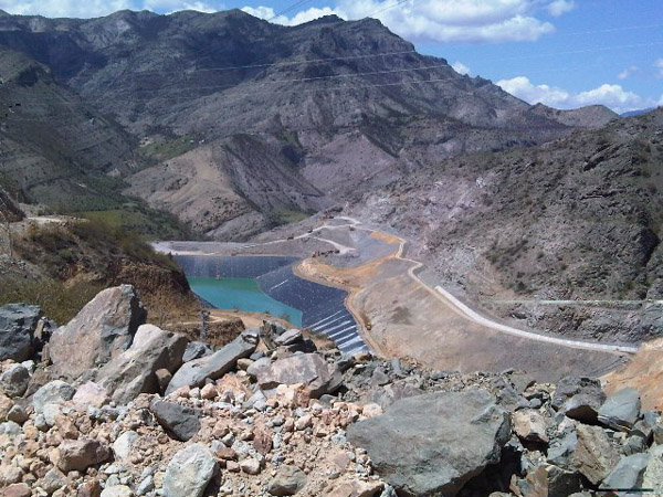 mine tailings pond